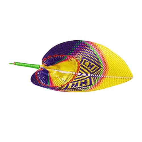 Beatifufu Handgefertigter Bambus Handfächer Pfirsichform Leichter Tragbarer Outdoor Fächer für Sommerkühlung Dekorativer Uv Handfächer mit Einzigartigem Design für Wanddekoration und Alltag von Beatifufu