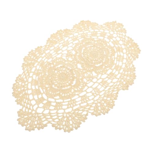 Beatifufu Handgehäkeltes Baumwoll tischset mit Spitzenmuster Dekoratives Rustikales Tischläufer Design Waschbar und Wiederverwendbar für Zuhause Party und Festliche Anlässe Beige Beatifufu Handgehäkeltes Baumwoll tischset mit Spitzenmuster Dekoratives Rustikales Tischläufer Design Waschbar und Wiederverwendbar für Zuhause Party und Festliche Anlässe Beige von Beatifufu