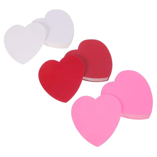 Beatifufu Herzförmige Papier Ausschnitte Bunt mit Klebepunkten DIY Bastelherzen für Pinnwand Klassenzimmer Valentinstag Party Dekoration von Beatifufu