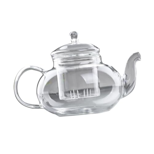 Beatifufu Hochtemperaturbeständiger Borosilikatglas Teekessel mit Großem Ausguss und Siebeinsatz Hitzebeständiger Glas Teebereiter für Büro Zuhause und Outdoor Lebensmittelecht Einfach zu Beatifufu Hochtemperaturbeständiger Borosilikatglas Teekessel mit Großem Ausguss und Siebeinsatz Hitzebeständiger Glas Teebereiter für Büro Zuhause und Outdoor Lebensmittelecht Einfach zu von Beatifufu