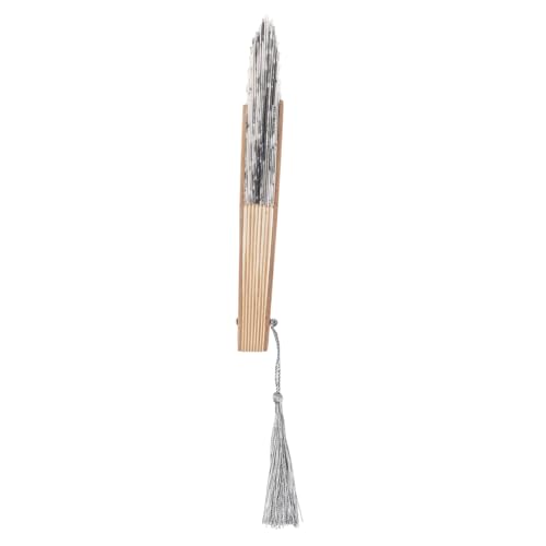 Beatifufu Japanischer Faltbarer Holz-handfächer Vintage Fächer Spitze Faltbar Robust Leichter Sommerfächer für Damen Herren von Beatifufu