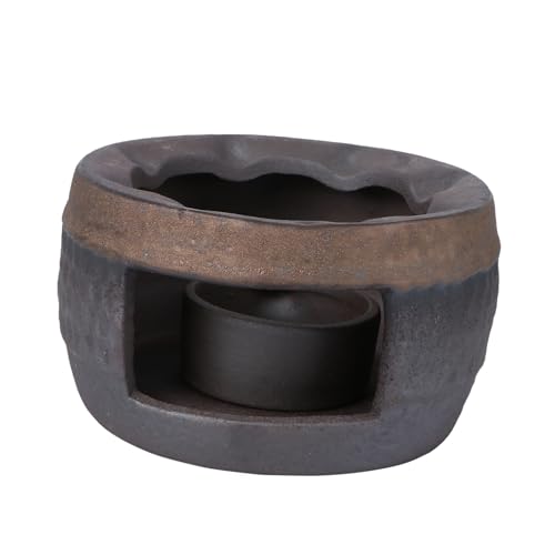 Beatifufu Keramik Teewärmer Stövchen Retro Handgefertigt Teekannenwärmer mit Kerzenhalter Teestövchen Warmhaltefunktion Porzellan Stilvoll für Teezeremonie und Teegenuss von Beatifufu