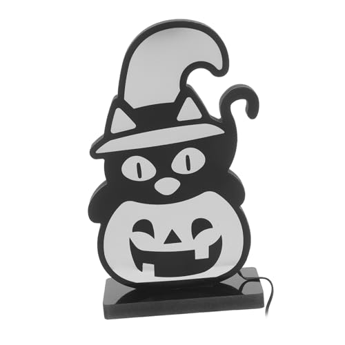 Beatifufu LED Pumpkin Neon Lampe USB Betrieben Halloween Dekoration Leuchtendes Kürbis Schild mit Halter Basis Sanftes Nachtlicht für Schlafzimmer Bar Tischlampe Tragbar und Vielseitig für von Beatifufu