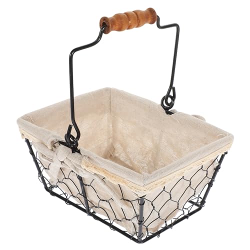 Beatifufu Metall Aufbewahrungskorb mit Henkel Vielseitiger Dekokorb für Snacks Obst Gemüse Kompakt und Robust für Küche Wohnzimmer und Picknick Geeignet Beatifufu Metall Aufbewahrungskorb mit Henkel Vielseitiger Dekokorb für Snacks Obst Gemüse Kompakt und Robust für Küche Wohnzimmer und Picknick Geeignet von Beatifufu