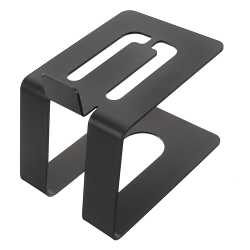 Beatifufu Moderner Desktop Lautsprecherständer aus Metall Stabilem Sound Speaker Riser mit Glatter Oberfläche Multifunktional Platzsparend Geeignet für Kleine Mittlere Computerlautsprecher von Beatifufu