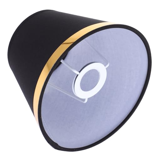 Beatifufu Moderner Schwarzer Lampenschirm Ersatzschirm aus Stoff Einfacher Stil Robuste Struktur Augenschonend Passend für Tischlampe Pendelleuchte und Wandlampe für Wohnzimmer Schlafzimmer von Beatifufu