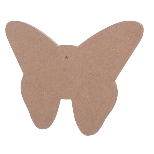 Beatifufu Mosaik Untersetzer Holzrohling Schmetterling Form DIY Mosaikfliesen Basis Unbehandeltes Holztablett Kreative Heimdekoration Kunstprojekt Zubehör von Beatifufu