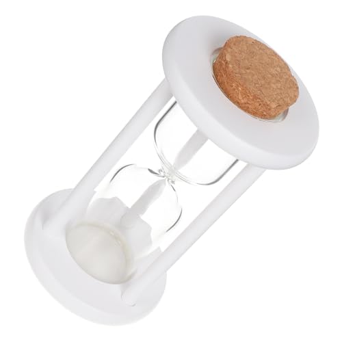 Beatifufu Nachfüllbare Offene Sanduhr aus Holz mit Stopfen Leere Glas Dekoration zum Befüllen DIY Sanduhr Timer für Hochzeit Geschenk Wohnaccessoire Vielseitiger Minuten zeitmesser von Beatifufu