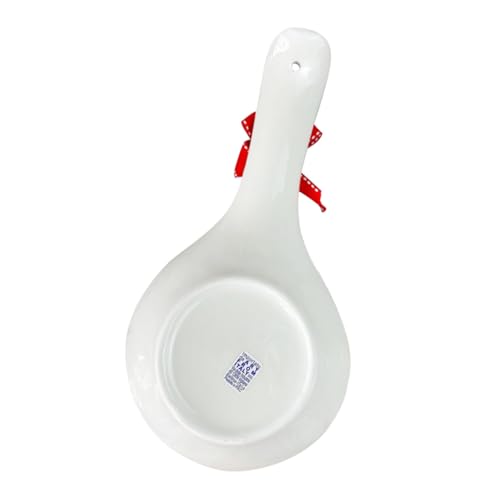 Beatifufu Niedlicher Weihnachts Löffelhalter aus Keramik mit Schleifen Design Tischbesteck Ablage für Essstäbchen Löffel und Gabel Rutschfest und Dekorativ für Festliche Tischdekoration Beatifufu Niedlicher Weihnachts Löffelhalter aus Keramik mit Schleifen Design Tischbesteck Ablage für Essstäbchen Löffel und Gabel Rutschfest und Dekorativ für Festliche Tischdekoration von Beatifufu