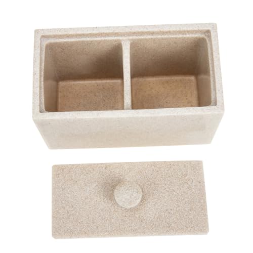 Beatifufu Kosmetik Aufbewahrungsbox Für Wattestäbchen Und Wattepads Organizer Mit Abnehmbarem Trennstück Staubschutzdeckel Für Badezimmer Und Schminktisch von Beatifufu