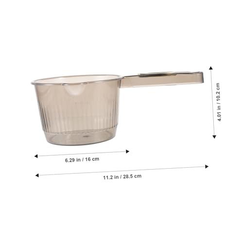 Beatifufu Plastik Schöpfkelle mit Griff Pet Wasserlöffel Leicht Multifunktional für Küche Bad Garten Camping von Beatifufu