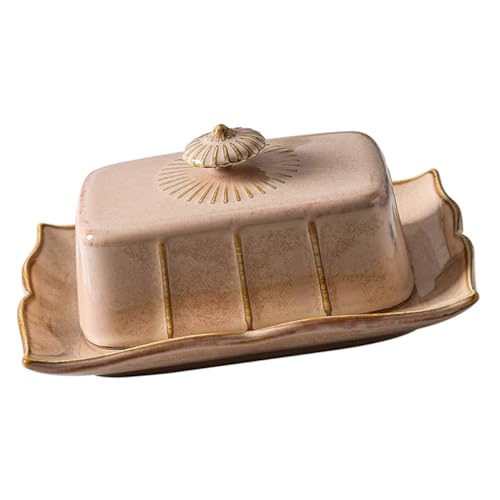 Beatifufu Porzellan Butterdose mit Deckel Rechteckiger Butterbehälter für Butter und Käse Stapelbares Küchenaccessoire Frische Lebensmittelaufbewahrung für Haushalt Hotel Restaurant Beatifufu Porzellan Butterdose mit Deckel Rechteckiger Butterbehälter für Butter und Käse Stapelbares Küchenaccessoire Frische Lebensmittelaufbewahrung für Haushalt Hotel Restaurant von Beatifufu