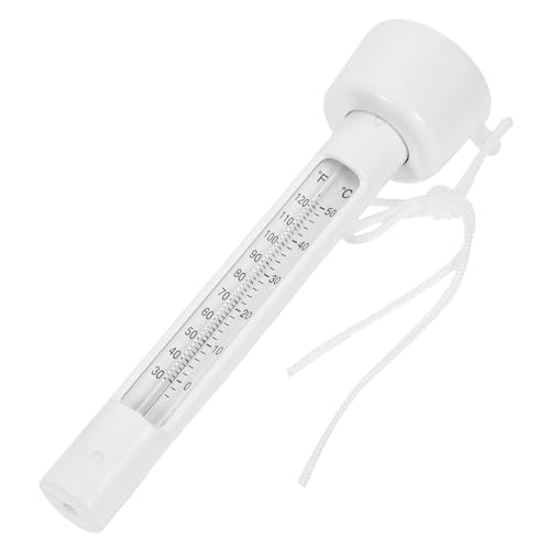 Beatifufu Reptilien Thermometer Weiß mit Klarem Display Exakte Temperaturkontrolle Multifunktional für Terrarien Langlebig Tragbar Geeignet für Aquarien und Gewächshäuser von Beatifufu