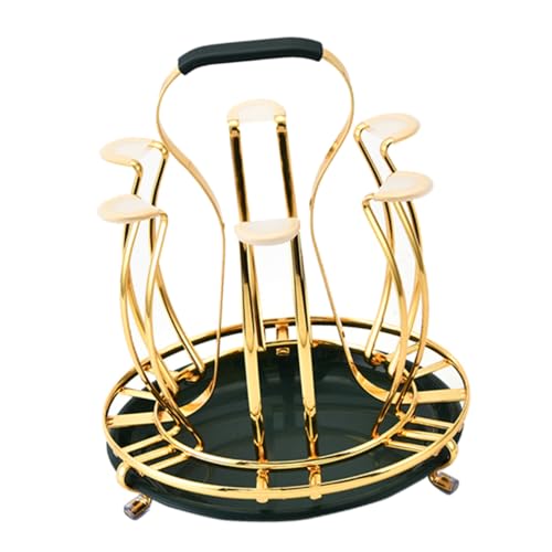 Beatifufu Robuster Metall Becherhalter mit Trommel-design Dekorativer und Praktischer Tassenständer für Zuhause Luftdurchlässiges Abtropfgestell für Sauberes und Schnelles Trocknen von von Beatifufu