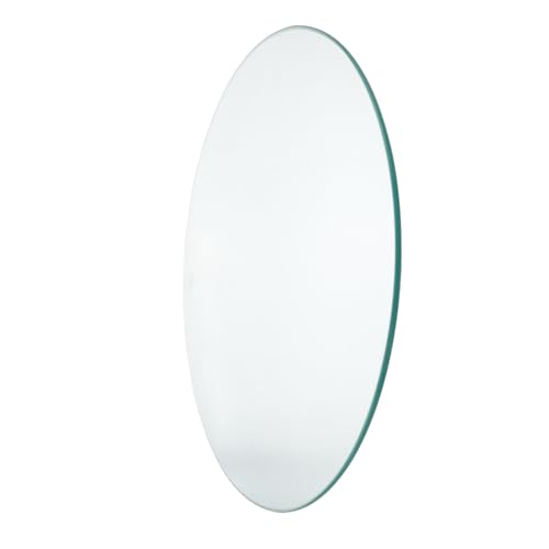 Beatifufu Runde Gehärtete Glasplatte Dickes Robustes Tischschutzglas Multifunktional für Kleine Kaffeetische Wohnräume Hotels Büro Patio Transparent Modern Pflegeleicht von Beatifufu