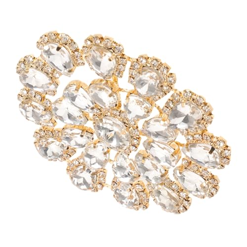 Beatifufu Runde Strass-applikation mit Metallkette Vielseitiger Blumen-dekor für Hochzeitsschuhe Taschenanhänger DIY Brautbroschen Kleidung Schuhe Langlebige Legierte Verzierungen Beatifufu Runde Strass-applikation mit Metallkette Vielseitiger Blumen-dekor für Hochzeitsschuhe Taschenanhänger DIY Brautbroschen Kleidung Schuhe Langlebige Legierte Verzierungen von Beatifufu