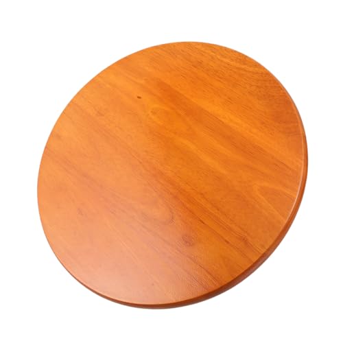 Beatifufu Runder Holz Hocker Sitzplatte Durchmesser Barhocker Ersatzsitz Robuste Massivholz Sitzfläche mit Glatten Kanten für Büro Esszimmer Moderne und Rustikale Einrichtung von Beatifufu
