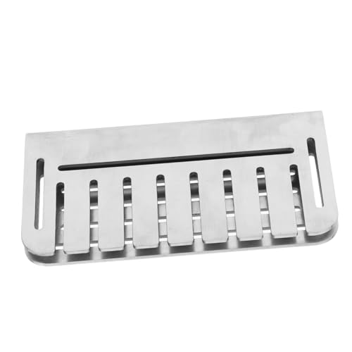 Beatifufu Schwerer Grill Fettblocker aus Edelstahl Doppelseitiges Design Vielseitig Kompatibel mit Gusseisen grillplatten Fettauffangend Leicht zu Reinigen für Effizientes Bbq und von Beatifufu