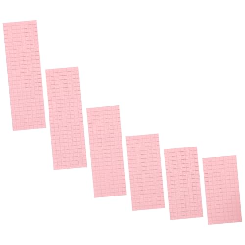 Beatifufu Selbstklebende Mosaikfliesen Acryl Glassteine Quadratisch Roségold DIY Bastelbedarf für Wanddeko Rahmen Vasen Schmuck Modernes Handwerk von Beatifufu