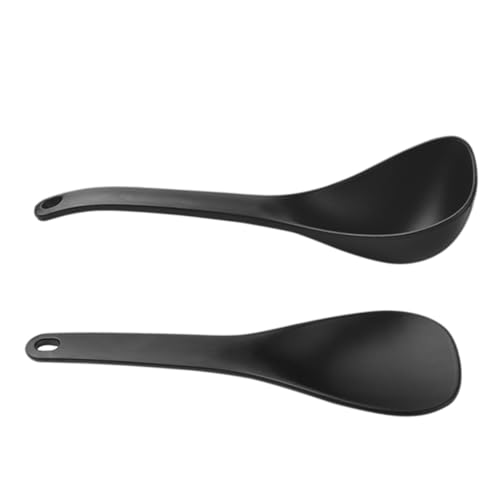 Beatifufu Teiliges Antihaftbeschichtete Reislöffel und Suppenlöffel aus Hitzebeständigem Kunststoff Großer Servierlöffel mit Langem Griff Vielseitig Einsetzbar für Küche Restaurant und von Beatifufu