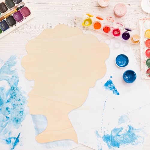 Beatifufu Unbehandelte Holzscheiben Kopf form Plywood Bastelrohlinge zum Bemalen und Dekorieren Natürliche Holz Kopfbretter für DIY Kunstprojekte Hochzeit Party Heimdeko Beatifufu Unbehandelte Holzscheiben Kopf form Plywood Bastelrohlinge zum Bemalen und Dekorieren Natürliche Holz Kopfbretter für DIY Kunstprojekte Hochzeit Party Heimdeko von Beatifufu