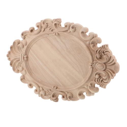 Beatifufu Vintage Europäische Holzschnitzerei Applikationen Unlackierte Rustikale Möbelverzierung Holzornamente für Schranktüren Garderobe und Wohnkultur Beatifufu Vintage Europäische Holzschnitzerei Applikationen Unlackierte Rustikale Möbelverzierung Holzornamente für Schranktüren Garderobe und Wohnkultur von Beatifufu