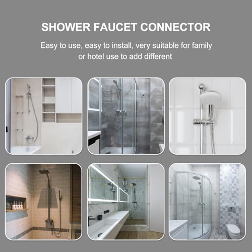 Beatifufu Wasserhahn Adapter aus Kupfer Wandanschluss Duschschlauch Verbinder Rostfrei Stabile Montagehalterung Badarmatur Ersatz Zubehör Beatifufu Wasserhahn Adapter aus Kupfer Wandanschluss Duschschlauch Verbinder Rostfrei Stabile Montagehalterung Badarmatur Ersatz Zubehör von Beatifufu