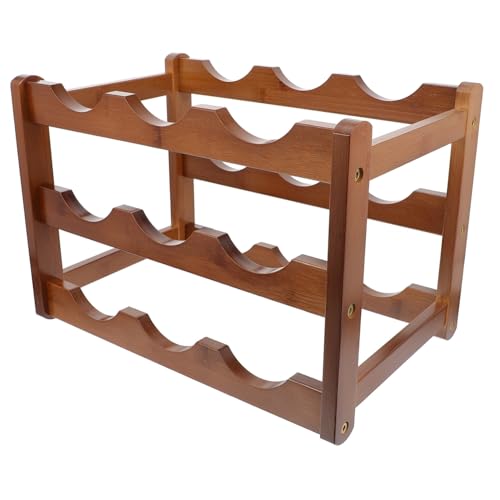 Beatifufu Weinständer Stabiler Flaschenhalter Weinregal für Flaschen Wohnraum Tisch Weinflaschen Organizer und Display Platzsparend Robust und Dekorativ von Beatifufu