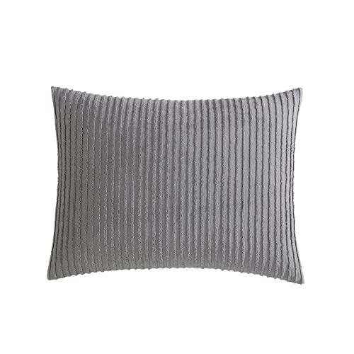 Beatrice Home Fashions Kissenbezug aus Chenille mit Rillenmuster, Standardgröße, Grau Beatrice Home Fashions Kissenbezug aus Chenille mit Rillenmuster, Standardgröße, Grau von Beatrice Home Fashions