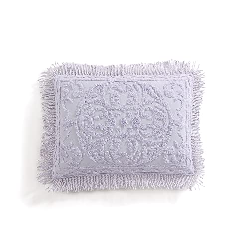 Beatrice Home Fashions Medallion Chenille-Tagesdecke, Standard-Kissenbezug, Lavendel von Beatrice Home Fashions