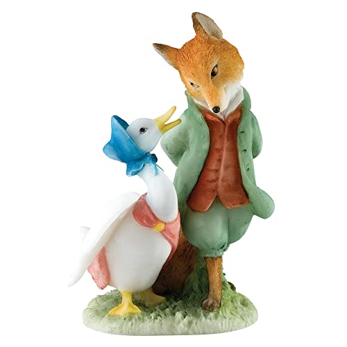 Beatrix Potter Jemima & Foxy Figurine, Bunt von Enesco