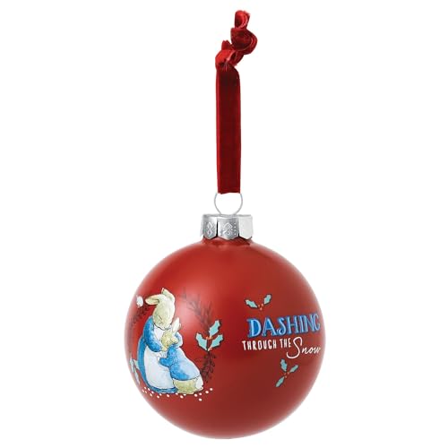 Beatrix Potter Mrs Rabbit & Peter Bauble von Beatrix Potter