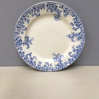 Boulenger Cie Choisy Le Roi Wild Rose Große Runde Servierplatte Platte Vintage Französisch Blau Weiß Terre De Fer Boulenger Cie Choisy Le Roi Wild Rose Große Runde Servierplatte Platte Vintage Französisch Blau Weiß Terre De Fer von BeauChateauBoutique