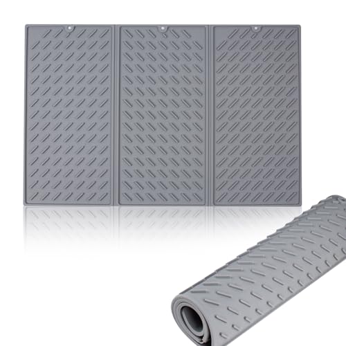 BeauFairy 39.5x49.5x0.5cm, Abtropfmatte aus Silikon, Abtropfmatte Spüle Geschirr, Hitzebeständig und rutschfest, Geeignet für Küche, Spüle und Bestecklagerung, Spülmatte Abtropfunterlage,Grün BeauFairy 39.5x49.5x0.5cm, Abtropfmatte aus Silikon, Abtropfmatte Spüle Geschirr, Hitzebeständig und rutschfest, Geeignet für Küche, Spüle und Bestecklagerung, Spülmatte Abtropfunterlage,Grün von BeauFairy