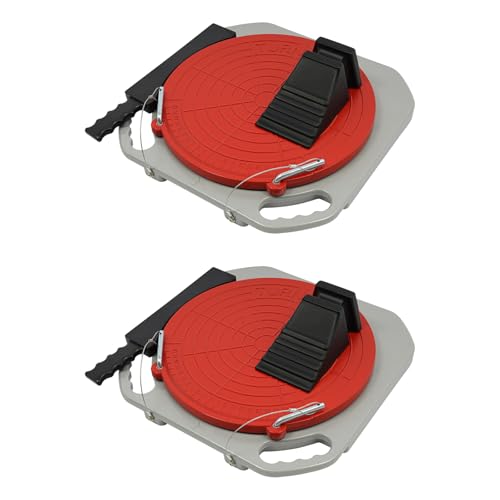 2 Stück Radjustierungswerkzeuge Radausrichtung Drehplatten mit Druckpads und Übergangsblöcke 360° Drehbare Radjustierungsschwenkplatten, Jede Platte Tragfähigkeit: 3T (Hellgrau + Rot) von Beaudreaul