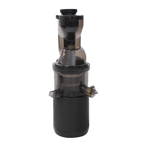 Entsafter 500W 400ml Juicer Machine 60-80 RPM Elektrischer Fruchtsaftmaschine Saftmaschine, für Heimküchen, Büros und kleinen Versammlungen usw (Schwarz) von Beaudreaul