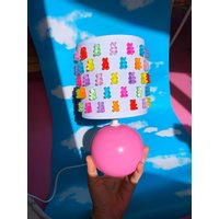 Gummibärchen Lampe, Fake Food Nachtlampe, Maximalist Dekor, Funky Dopamin Schrullig Süßigkeitslampe, Lustiges Nachtlicht, Pop Art Beleuchtung von Beauglyful