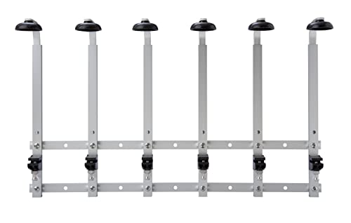 Beaumont 6 x Flasche 1 Liter Halterung Rack, Metall, 54 cm breit, Wandmontage, für Bars, Kneipen, Clubs, zu Hause von Beaumont