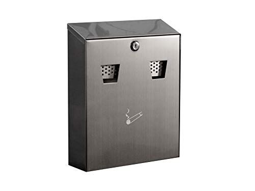 Edelstahl Wandmontage Zigarette Bin, Outdoor Zigarette Bin, Wandascher von Beaumont