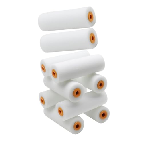 Beaupretty 10 Stck. Teiliges Kleine Schwamm-farbroller Aufsätze Langlebige Malerwalzen für Wandfarbe Einfache Montage Vielseitig Einsetzbar für Heimdekor und Renovierung Zeitsparend und von Beaupretty