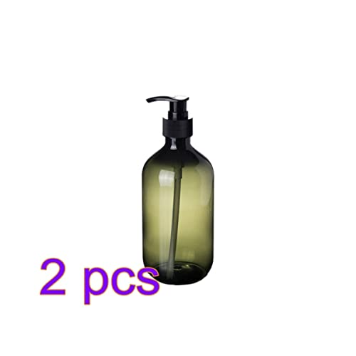 Beaupretty 2 STÜCKE Leere Shampoo Flasche Nachfüllbare Seifenspender Flasche 300 ml (Grün) von Beaupretty