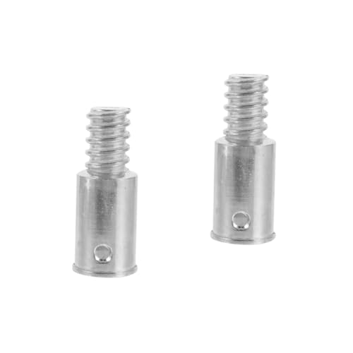 Beaupretty 2 Stück Besenstiel Adapter mit Gewindeende Metallverlängerungsstück für Besenstiele Teleskopstangen und Moppanschlüsse Installieren für Haushalt und Gewerbe von Beaupretty