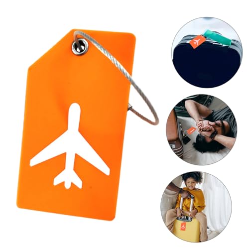 Beaupretty 2 Stück Personalisierte Langlebige Gepäckanhänger aus Rutschfestem Material mit Adressfeld und Schlaufe Wasserfest für Vielflieger und Geschäftsreisende Farblich Zufällige Farbe Beaupretty 2 Stück Personalisierte Langlebige Gepäckanhänger aus Rutschfestem Material mit Adressfeld und Schlaufe Wasserfest für Vielflieger und Geschäftsreisende Farblich Zufällige Farbe von Beaupretty