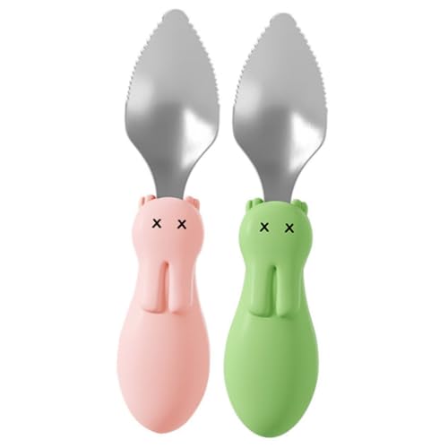 Beaupretty 2 Stück Teiliges Edelstahl Gezackter Kante Obst Gemüsebreilöffel für Junge Mädchen und Kleinkinder Langlebiges Sicheres Kinderbesteck Grün Beaupretty 2 Stück Teiliges Edelstahl Gezackter Kante Obst Gemüsebreilöffel für Junge Mädchen und Kleinkinder Langlebiges Sicheres Kinderbesteck Grün von Beaupretty