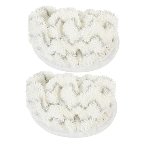Beaupretty 2 Stück Wiederverwendbarer Mop Pad Bezug Kompatibel mit Swiffer Sweeper Mikrofaser Wischmopp Tücher für Hartböden Leicht zu Reinigen Waschbar und Langlebig von Beaupretty