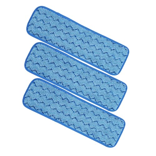 Beaupretty 3 Stück Wiederverwendbare Mop Pads Waschbare Mop Abdeckungen für Bodenwischer Ersatzmop für Hartböden Effiziente von Fliesen und Hohe Saugkraft und Strapazierfähig von Beaupretty