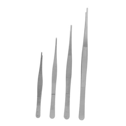 Beaupretty 4 STÜCKE Teiliges Edelstahl Pinzetten mit Sägezahnspitze Rutschfest Verdickt in Praktische Präzisionspinzette für Haushalt Schönheit und Industrie Beaupretty 4 STÜCKE Teiliges Edelstahl Pinzetten mit Sägezahnspitze Rutschfest Verdickt in Praktische Präzisionspinzette für Haushalt Schönheit und Industrie von Beaupretty