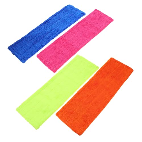 Beaupretty 4 Stück Tuchköpfe Wiederverwendbare Köpfe Staubtücher – True Pads Ersatz Nassmopp Nachfüllpackungen Mikrofaser Chenille Sauberes Wischen Dampfmopp Ersatz von Beaupretty