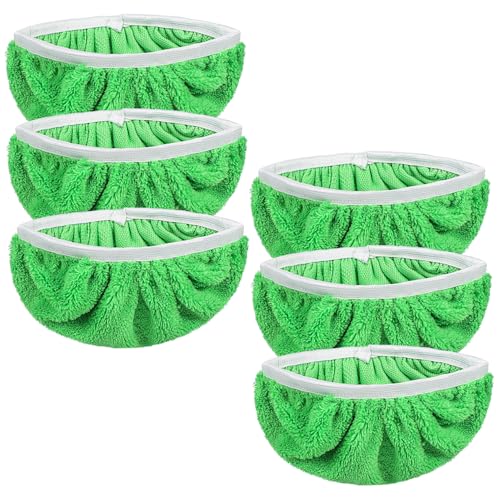 Beaupretty 6 Stück Teiliges Mikrofaser Wischmopp Pads Waschbare Mop Ersatzbezüge für Effiziente Kompatibel mit Verschiedenen Böden Hohe Absorption Elastischer von Beaupretty