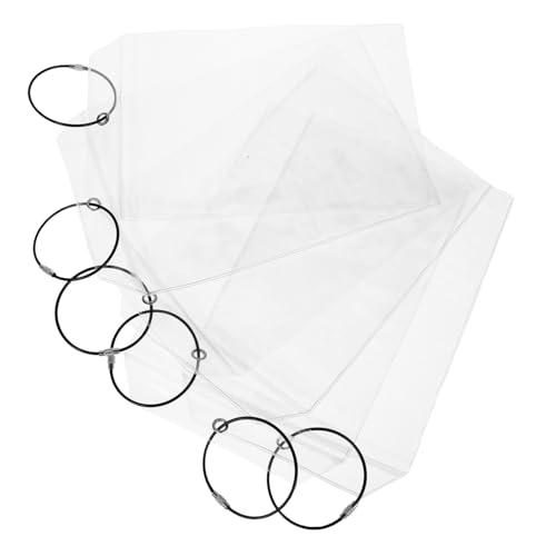 Beaupretty 6 Stück Wasserdichte Transparente Gepäckanhänger für Reisen Kreuzfahrt Golf mit Robustem Kunststoff Wiederverwendbar Inklusive Schwarzem zur Einfachen Befestigung Beaupretty 6 Stück Wasserdichte Transparente Gepäckanhänger für Reisen Kreuzfahrt Golf mit Robustem Kunststoff Wiederverwendbar Inklusive Schwarzem zur Einfachen Befestigung von Beaupretty